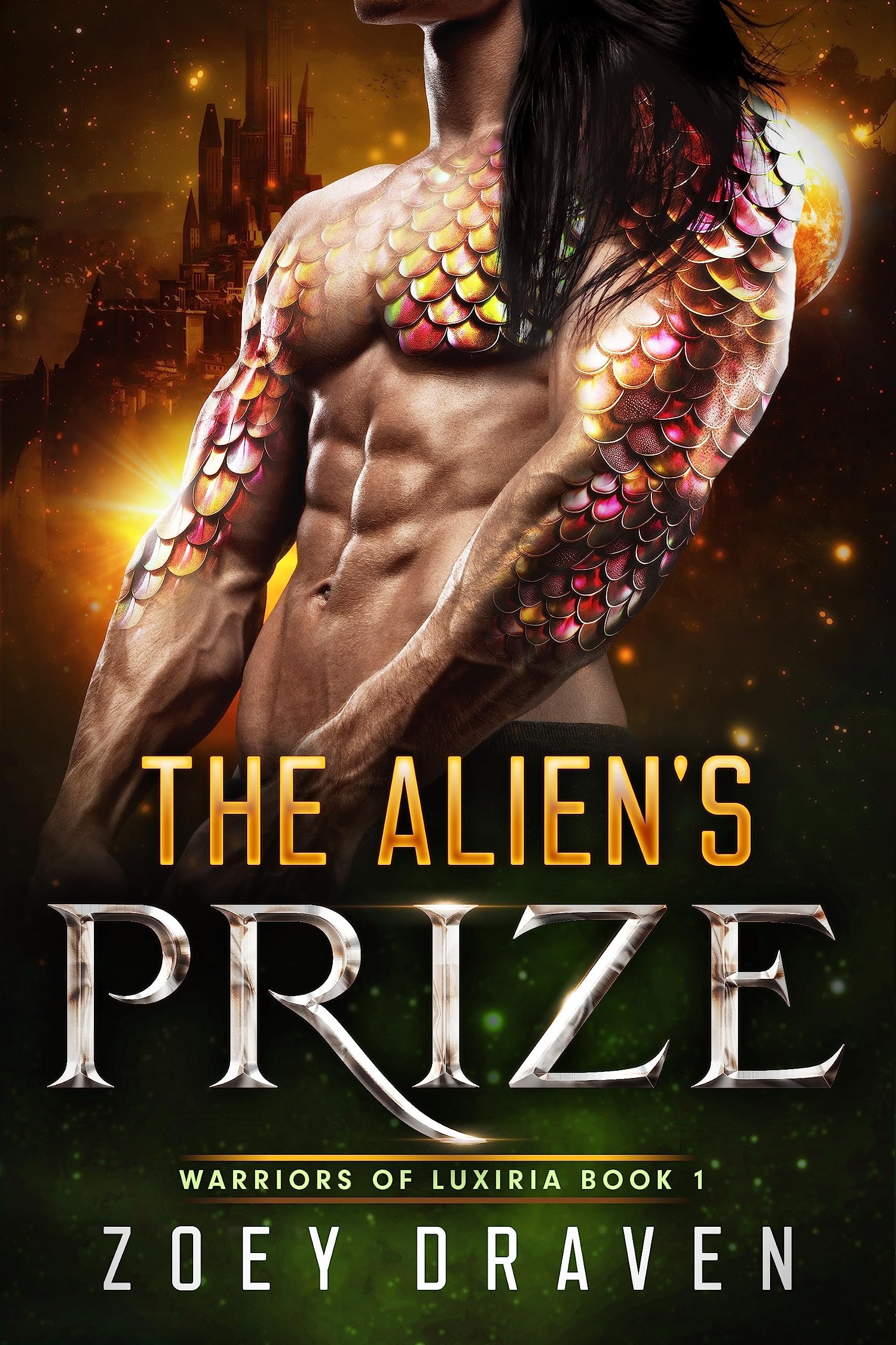 The Alien's Prize (A SciFi Alien Warrior Romance) (Warriors of Luxiria Book 1) Cover